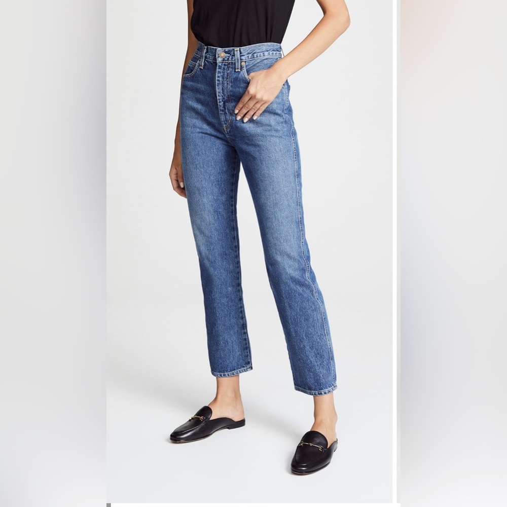 Agolde High Rise Blue Jeans